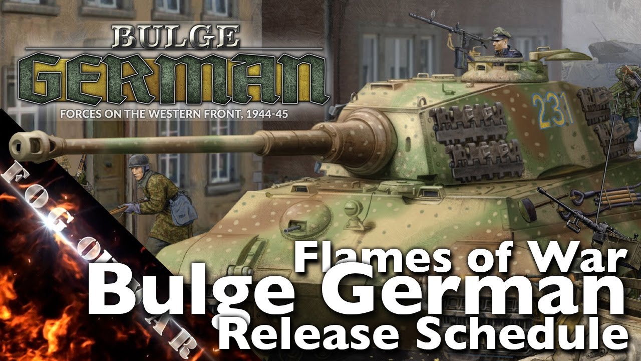 Review | BF Bulge German Release Schedule June-July 2022 | Bulge German - Flames of War