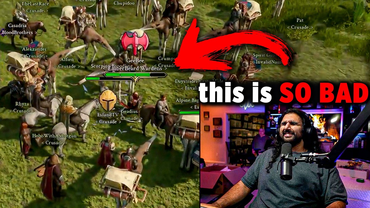 Dude robs a Caravan in front of the WHOLE Guild | Ashes of Creation PvP is UNHINGED..