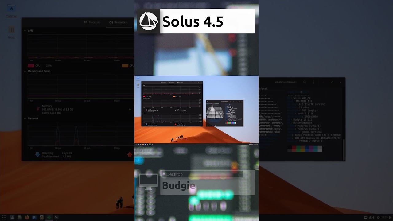 Solus 4.5 Quick Overview #shorts
