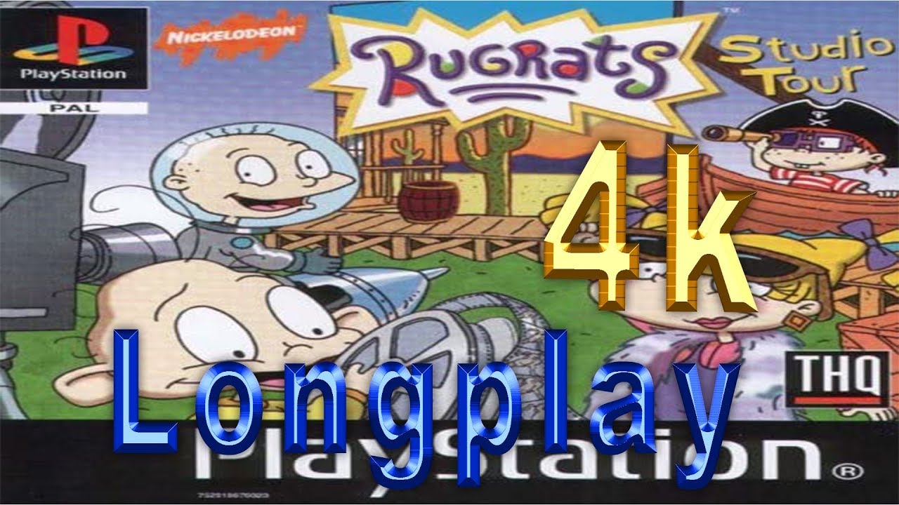 rugrats studio tour 4k longplay ps1 psx beetle hw emulator
