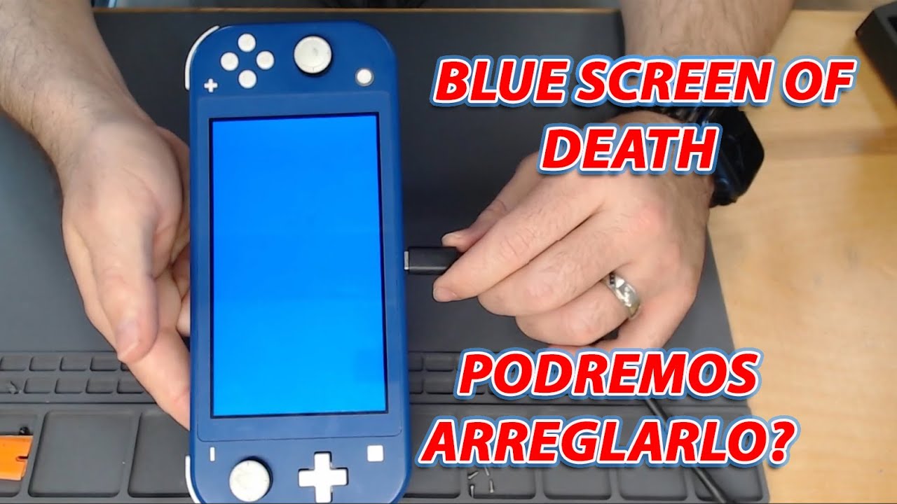Nintendo Lite no enciende o da  pantalla Azul (Blue Screen Of Death) Como hacerle reflow al CPU.