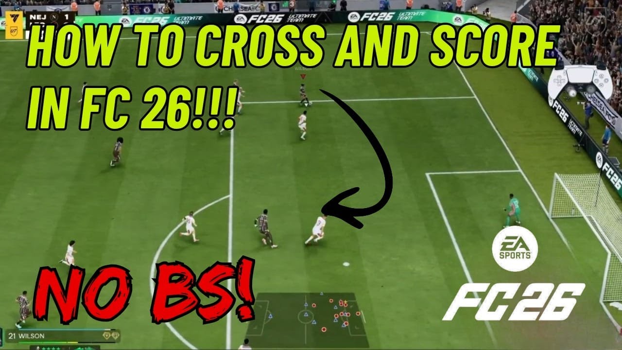 Как делать навесы и забивать голы в FC 26!! Без шуток #fc26 #toty #ultimateteam #like #subscribe