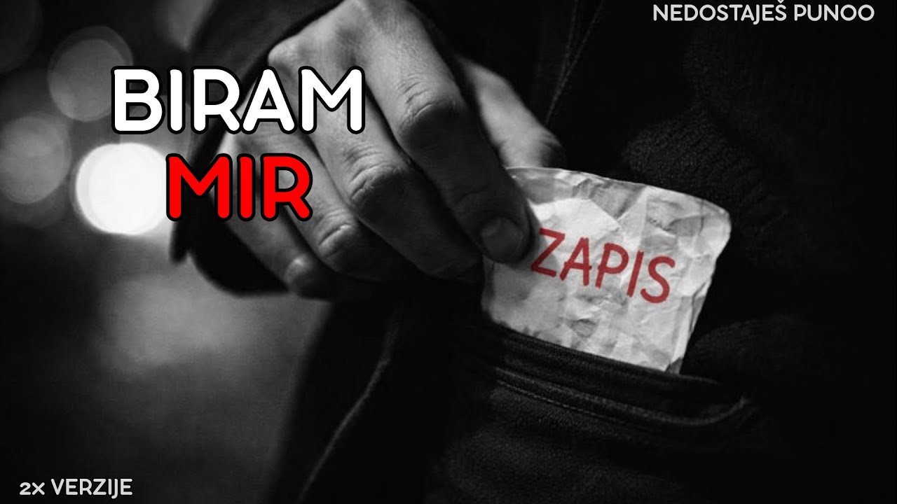 ZAPIS – Kasno je… promenio sam se | Tekst pesme | Emotivna pesma 💔
