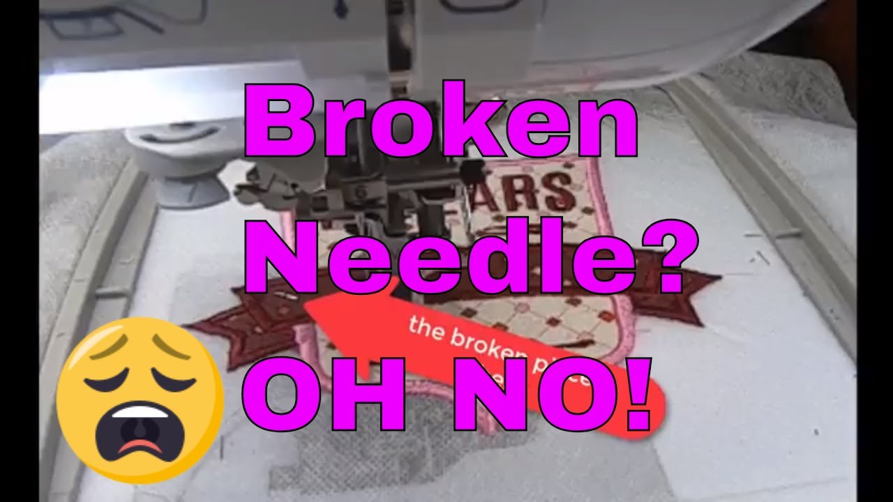 Can an embroidery thread spool be the cause of a broken needle? How?