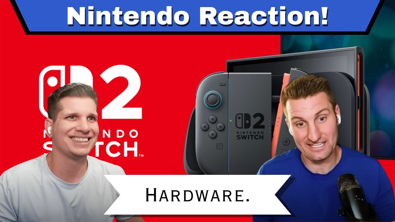 Nintendo Switch 2 Reveal – Our First Reaction to the New Hardware!