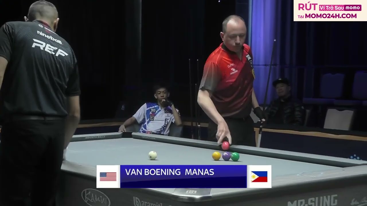 Shane Van Boening vs AJ Manas Vòng 1 Premier league pool 2025