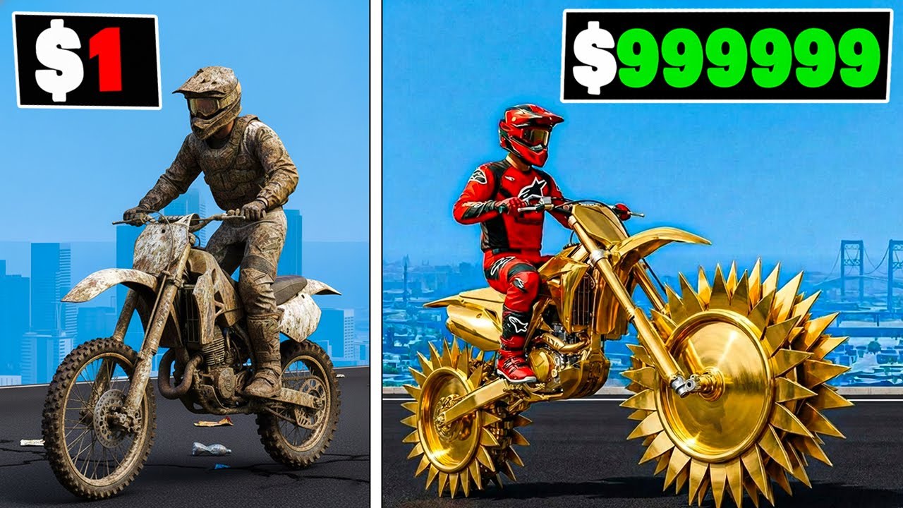 Franklin & Shinchan Unlocking $0 to $99,999,999 Bike in GTA 5