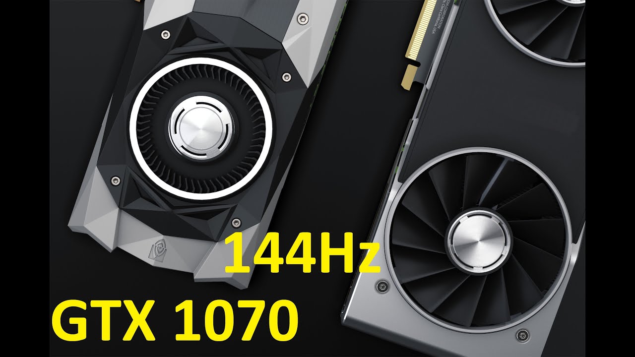 Benchmarking GTX 1070 on 144hz Monitor!! 2021 High FPS Gaming??