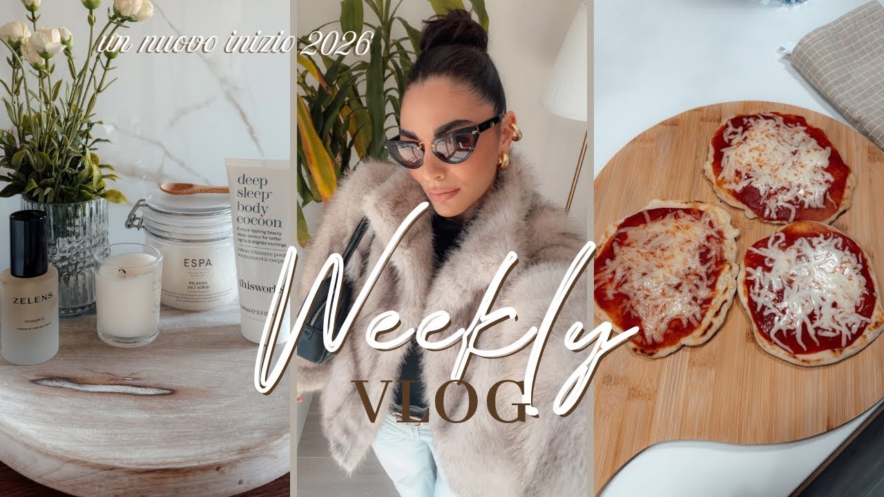 Realistic weekly vlog ✨ ☕️ lavoro, vita quotidiana, shopping e ricci naturali ! 