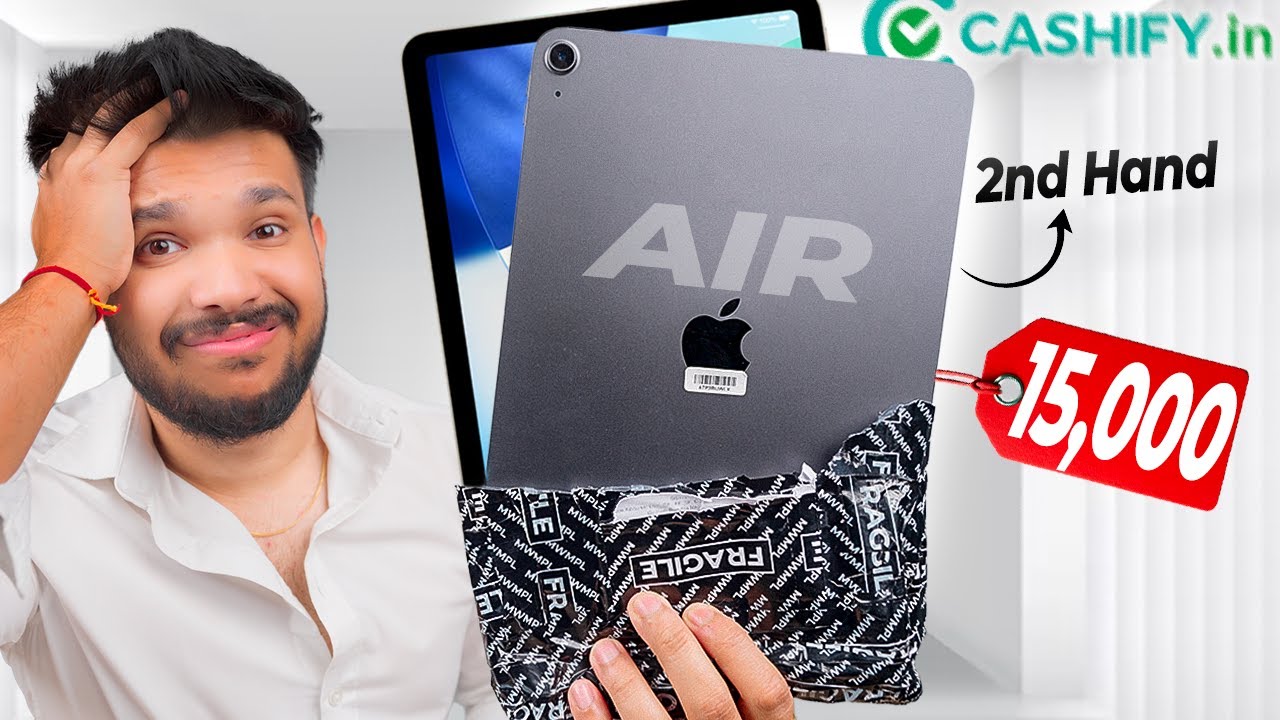 2nd Hand iPad Air in 15K From Cashify - *Huge $cam*