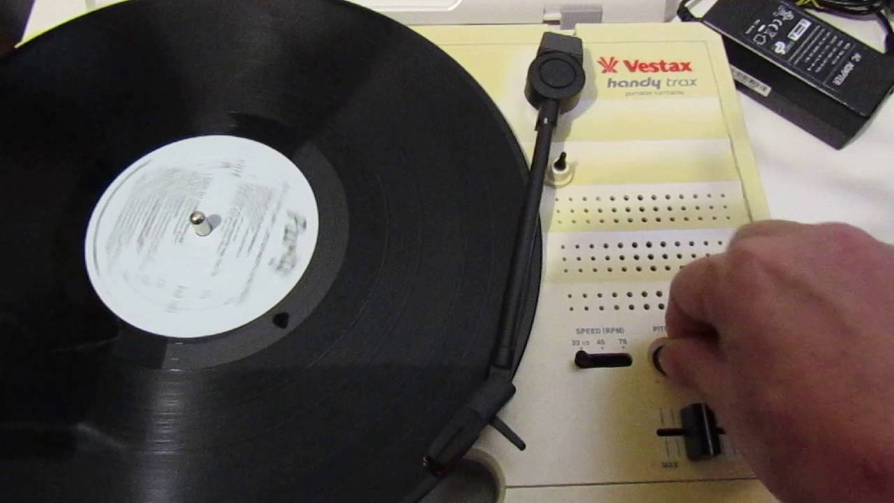 Vestax Handy Trax Portable Turntable Record Player