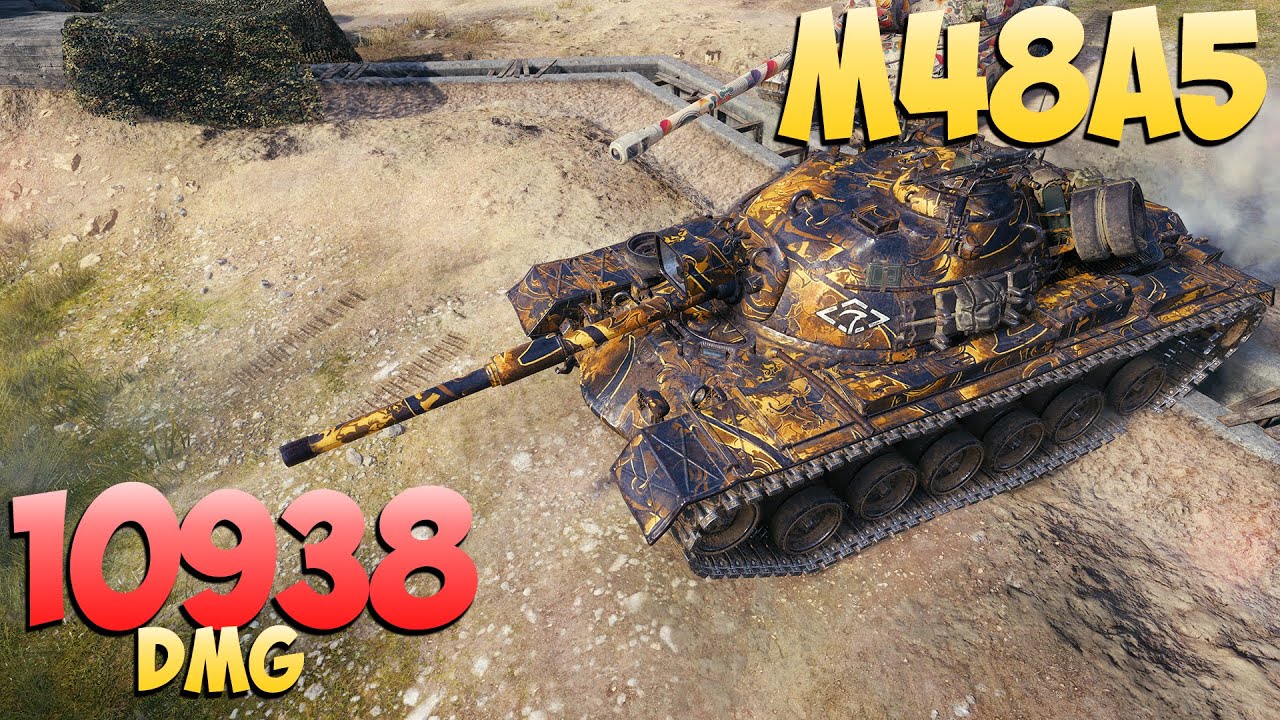 M48 Patton - 6 Kills 10.9K DMG - Энергичный! - Мир Танков