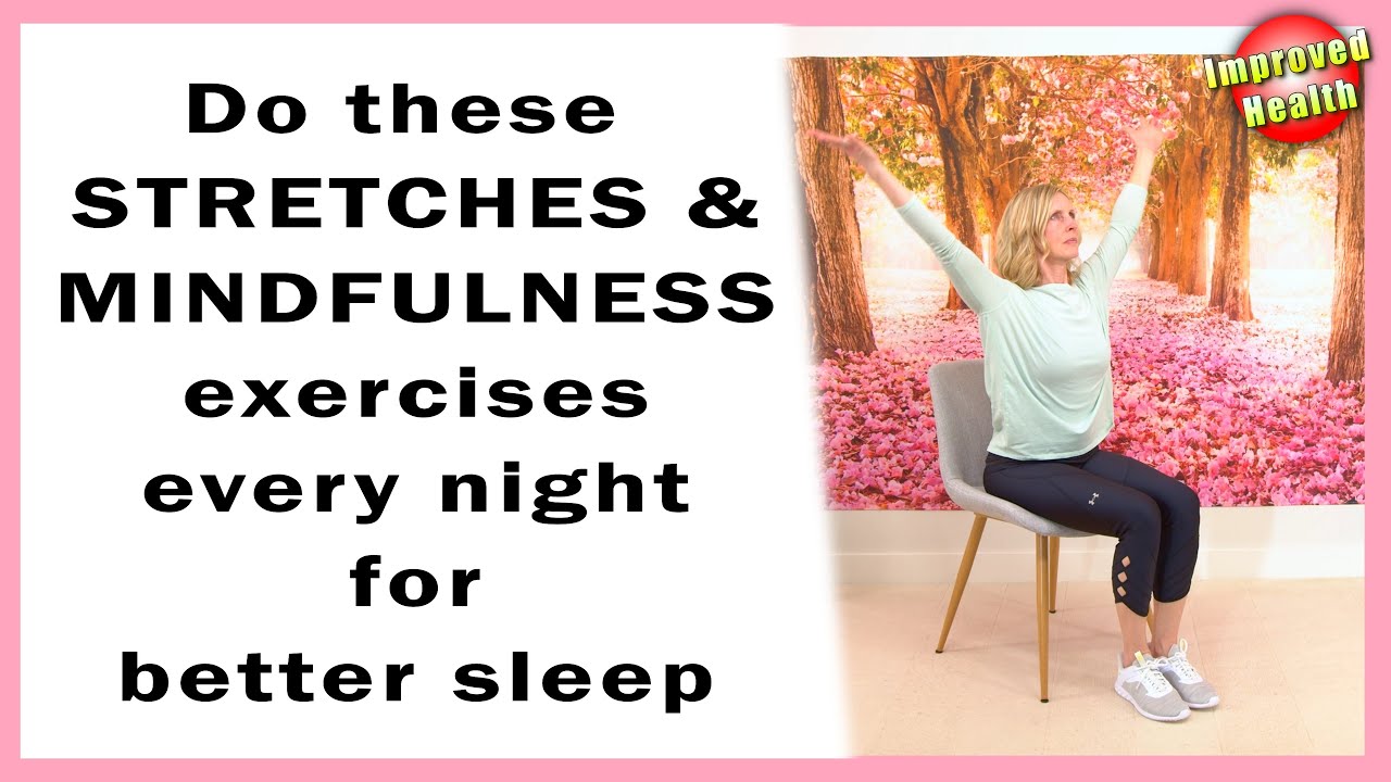Seated Stretches to do Every Night for Better Sleep | Improved Health 💖