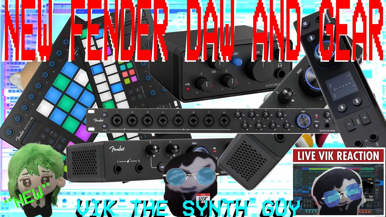 A Group of Fender | "New" Fender DAW, Controllers, And Audio Interfaces Released | NAMM 2026 News