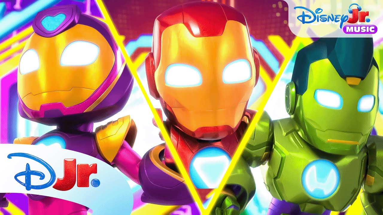 Marvel's Iron Man and his Awesome Friends Official Theme Song! 🦾🎶 | NEW Series | @disneyjr