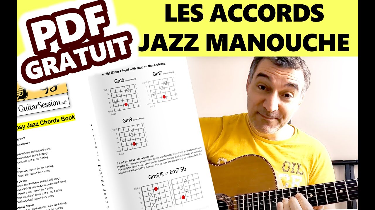Apprendre les accords jazz manouche !