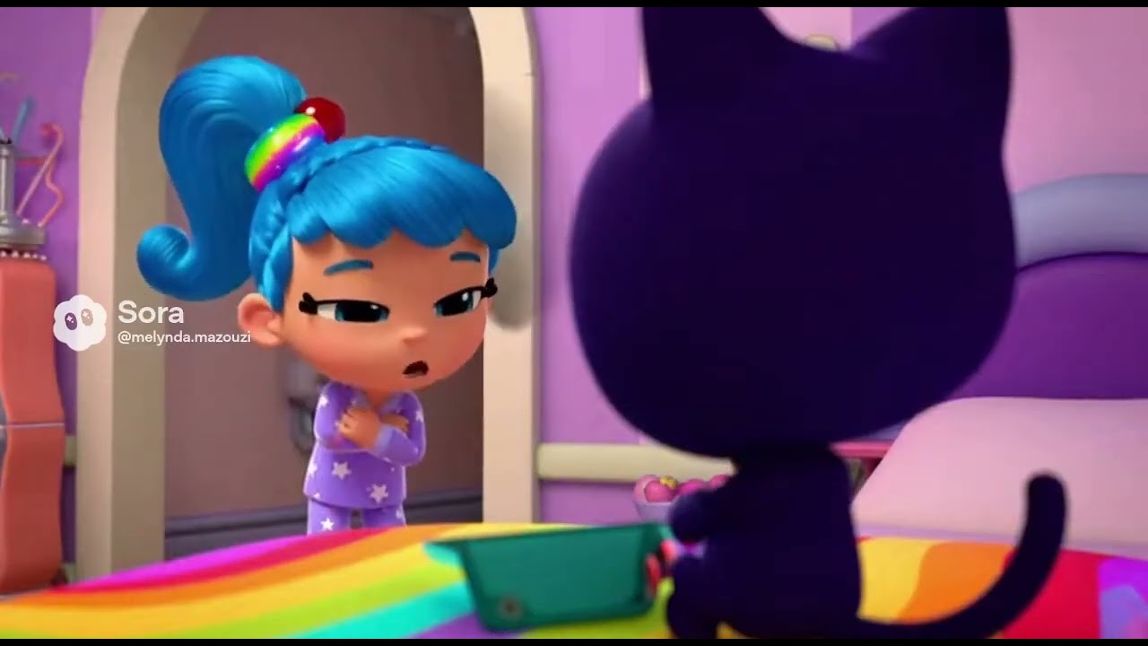 Barnaby the cat  watch inflation on devainart in mignight gets grounded Sora ai 