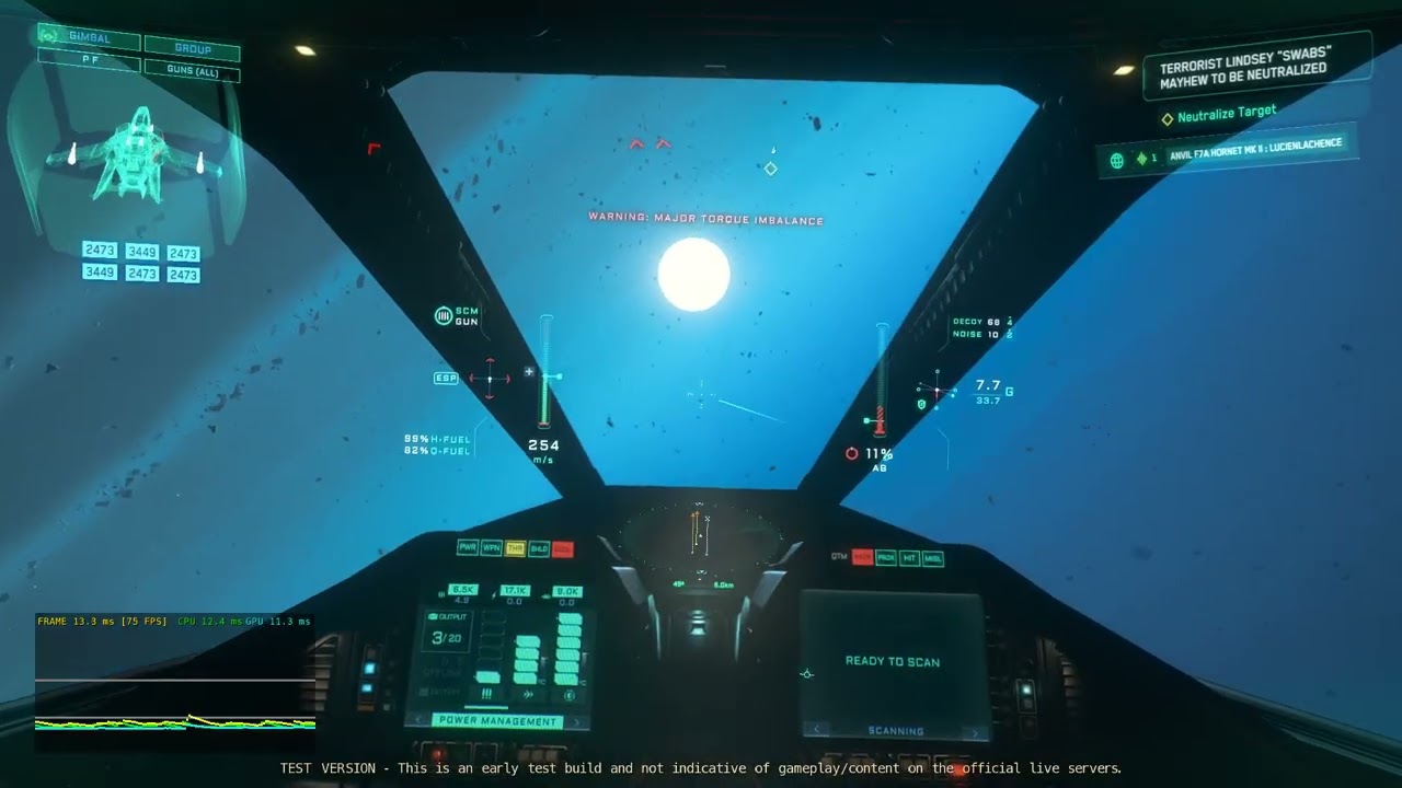 Star Citizen PTU 4.5 Balistic loadout Shredder+Revenant