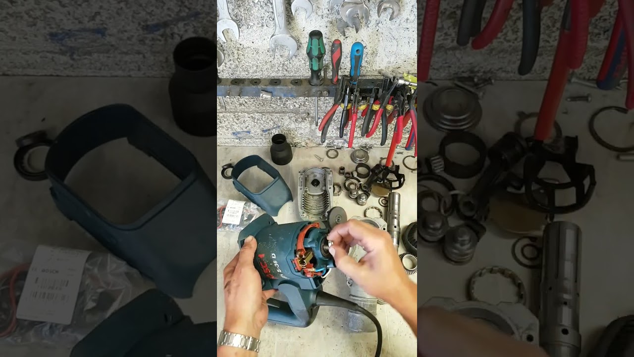Ремонт перфоратора Bosch GBH 5-38D, который не бьёт.