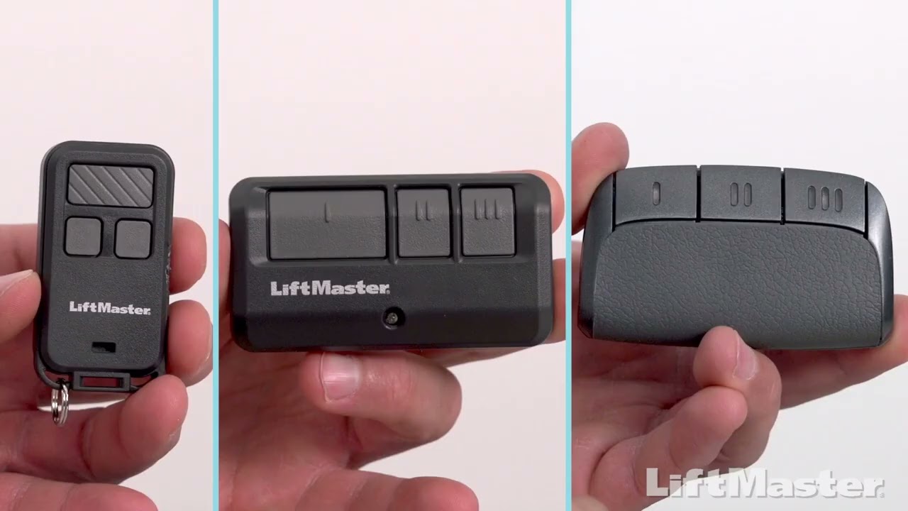 How to Program LiftMaster's 890MAX, 893MAX and 895MAX Remote Controls to a Garage Door Opener
