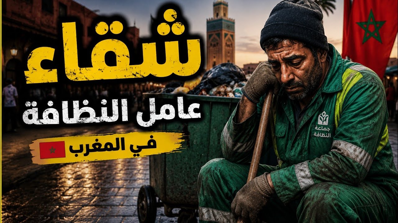 معانات عامل النظافة وسائق الشاحنة في الدالبيضاء 