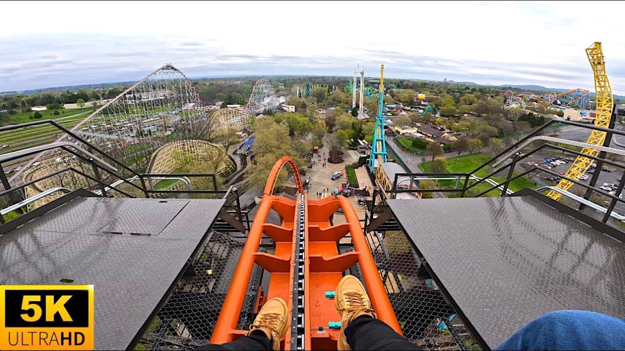 Iron Menace POV 5K NEW RIDE AT DORNEY PARK! Allentown, PA