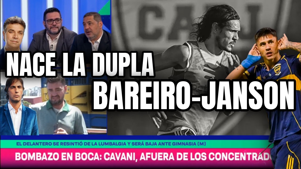BOCA TIENE NUEVO TRIDENTE-CAVANI LESIONADO DE NUEVO BAREIRO TITULAR EN LA BOMBONERA