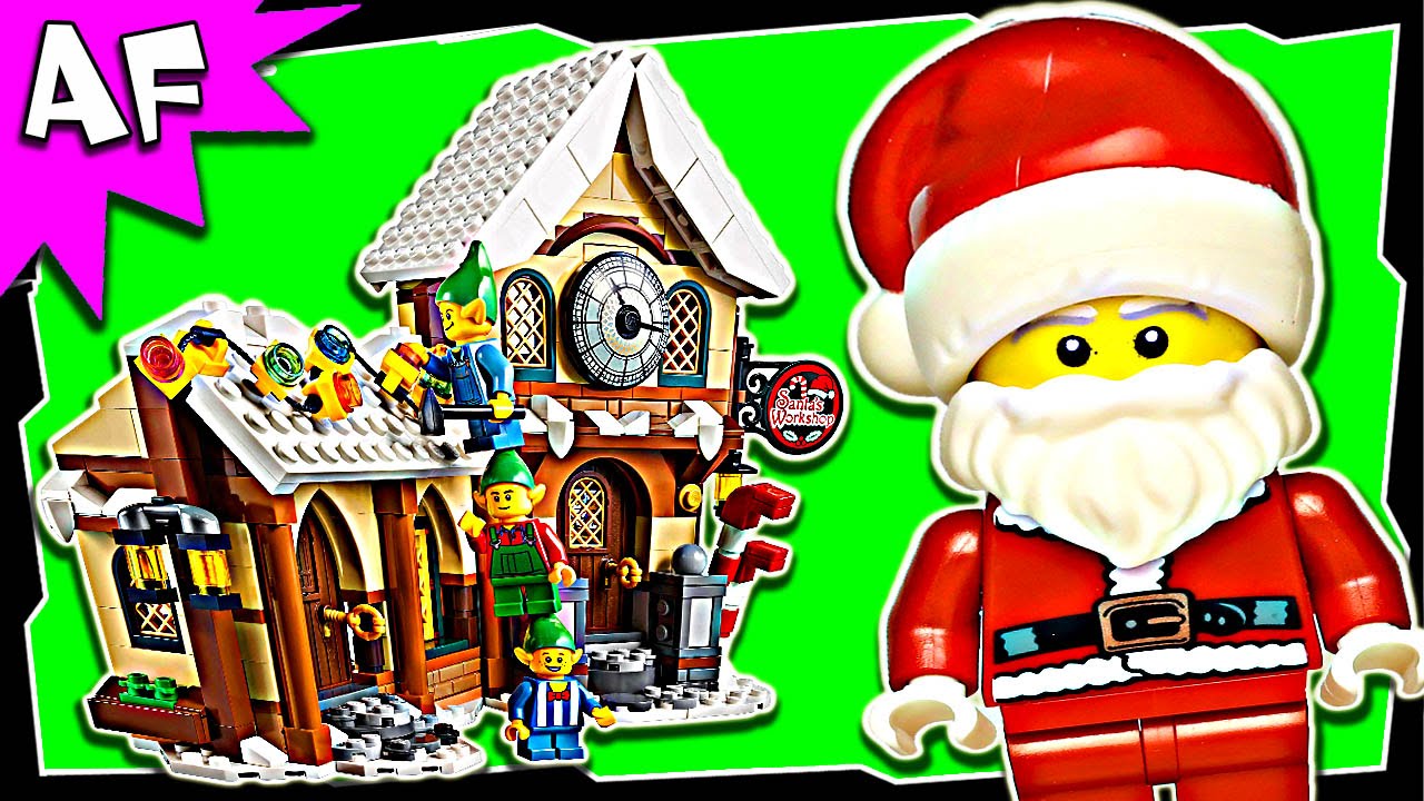 Lego City SANTA's WORKSHOP 10245 Winter Expert Creator Stop Motion Build Review