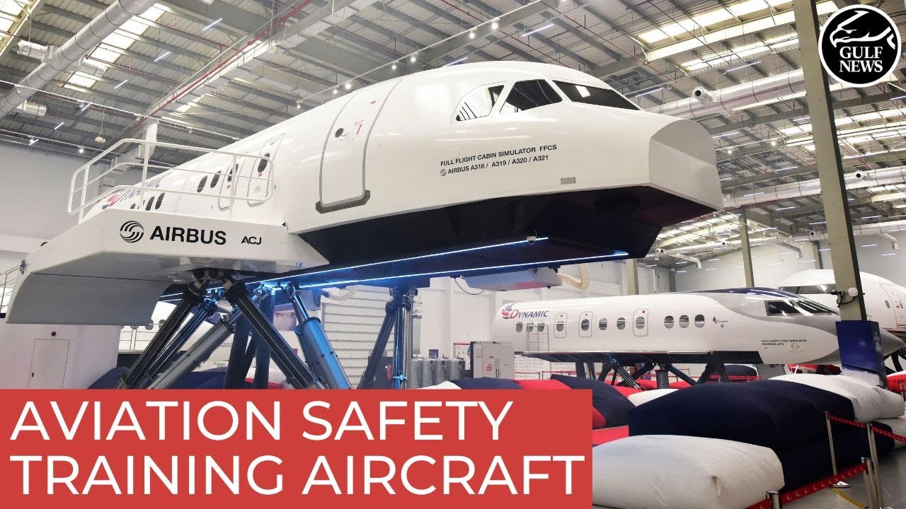 A look inside a ‘hyper-realistic’ aviation safety training aircraft