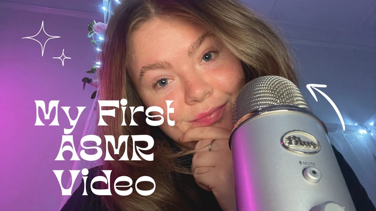 ASMR Whispered Triggers to Help You Sleep 😴 | My First Video
