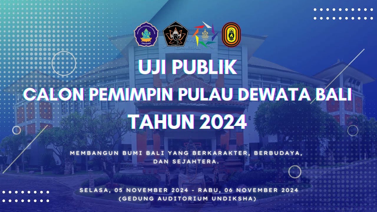 UJI PUBLIK CALON PEMIMPIN PULAU DEWATA BALI TAHUN 2024 #2