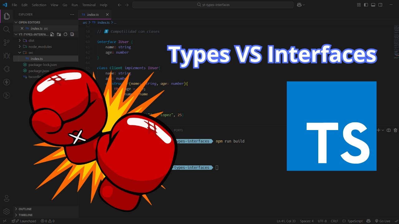 Types 🆚 Interfaces - Diferencias y ejemplos #programming #typescript