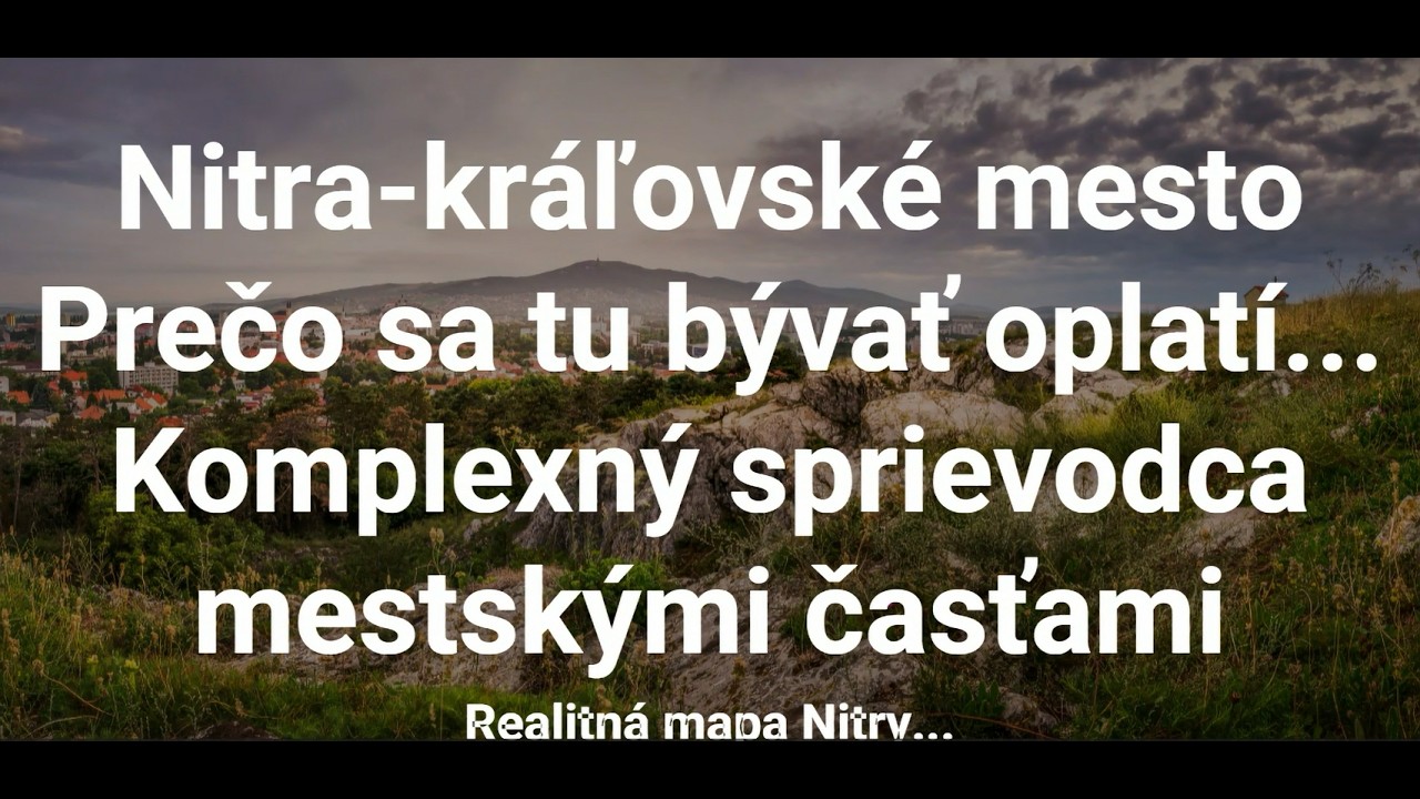 Mesto Nitra-čokeby som Vám povedal že sa tu dá bývať za ceny o akých sa ľuďom v Bratislave len sníva