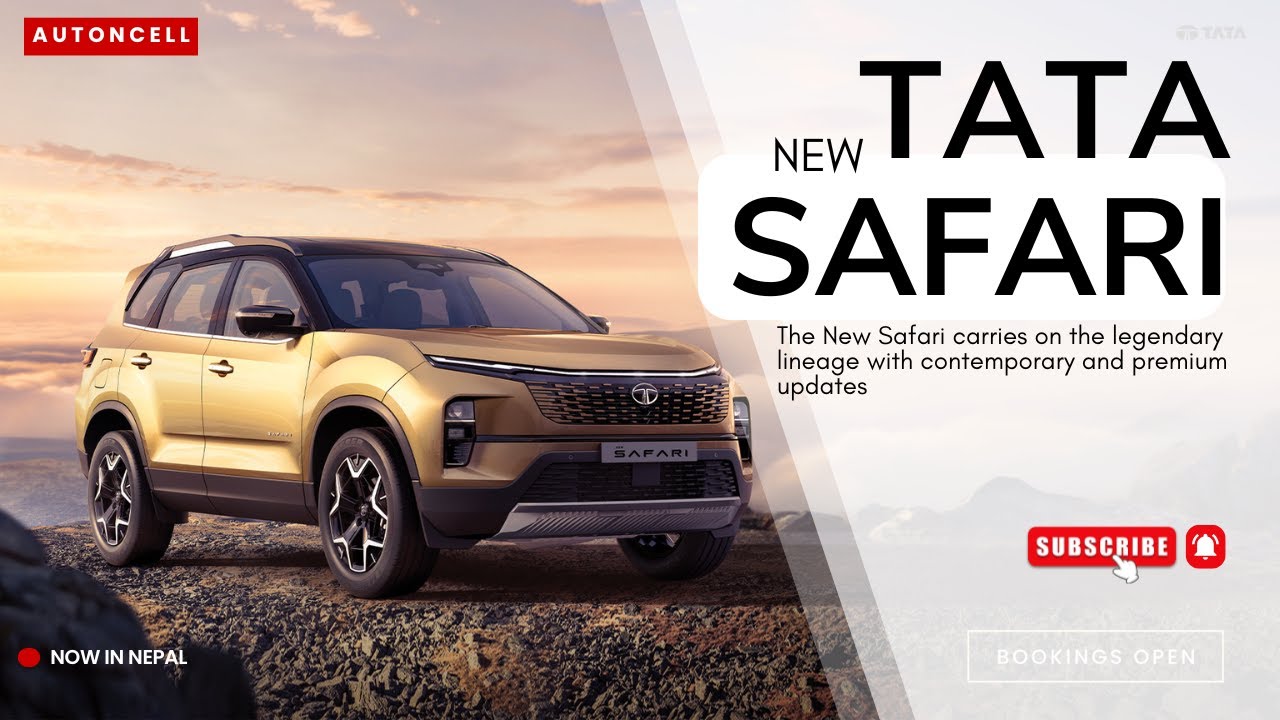 New Tata Safari Launched in Nepal | Flagship 7-Seater SUV Built on OMEGARC Platform