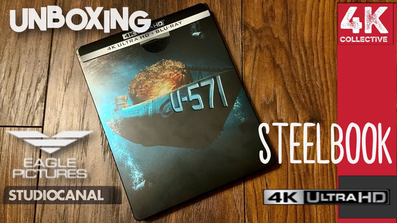 U-571 4K UltraHD Blu-ray steelbook from @Eaglepicturesmovie & @studiocanalinternational Unboxing