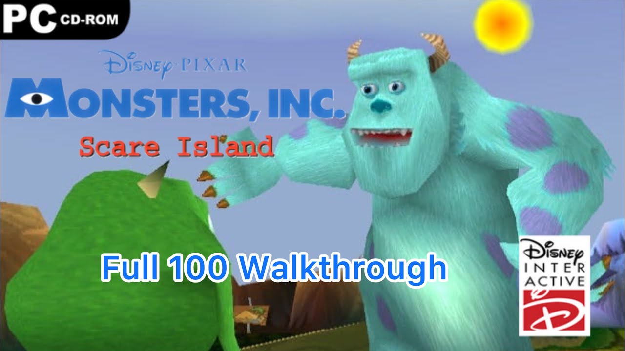 Disney/Pixar's Monsters, Inc. Scare Island [PC] Full 100% Walkthrough