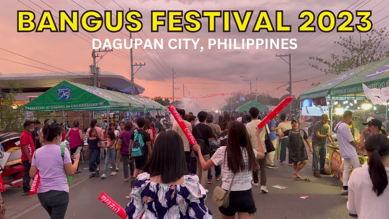 Dagupan City Bangus Festival Walking Tour 2023 | The Bangus Capital of the Philippines | 4K