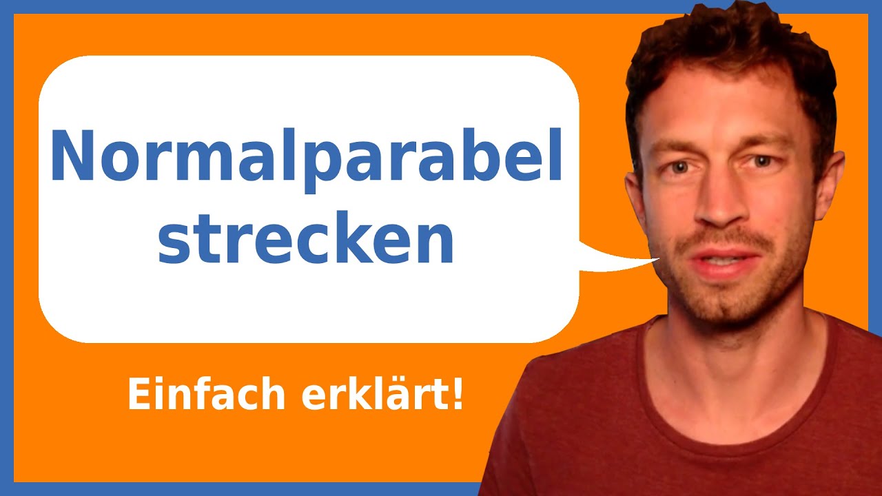Normalparabel parallel zur y Achse strecken | Streckfaktor berechnen (einfach erklärt) | Herr Locher