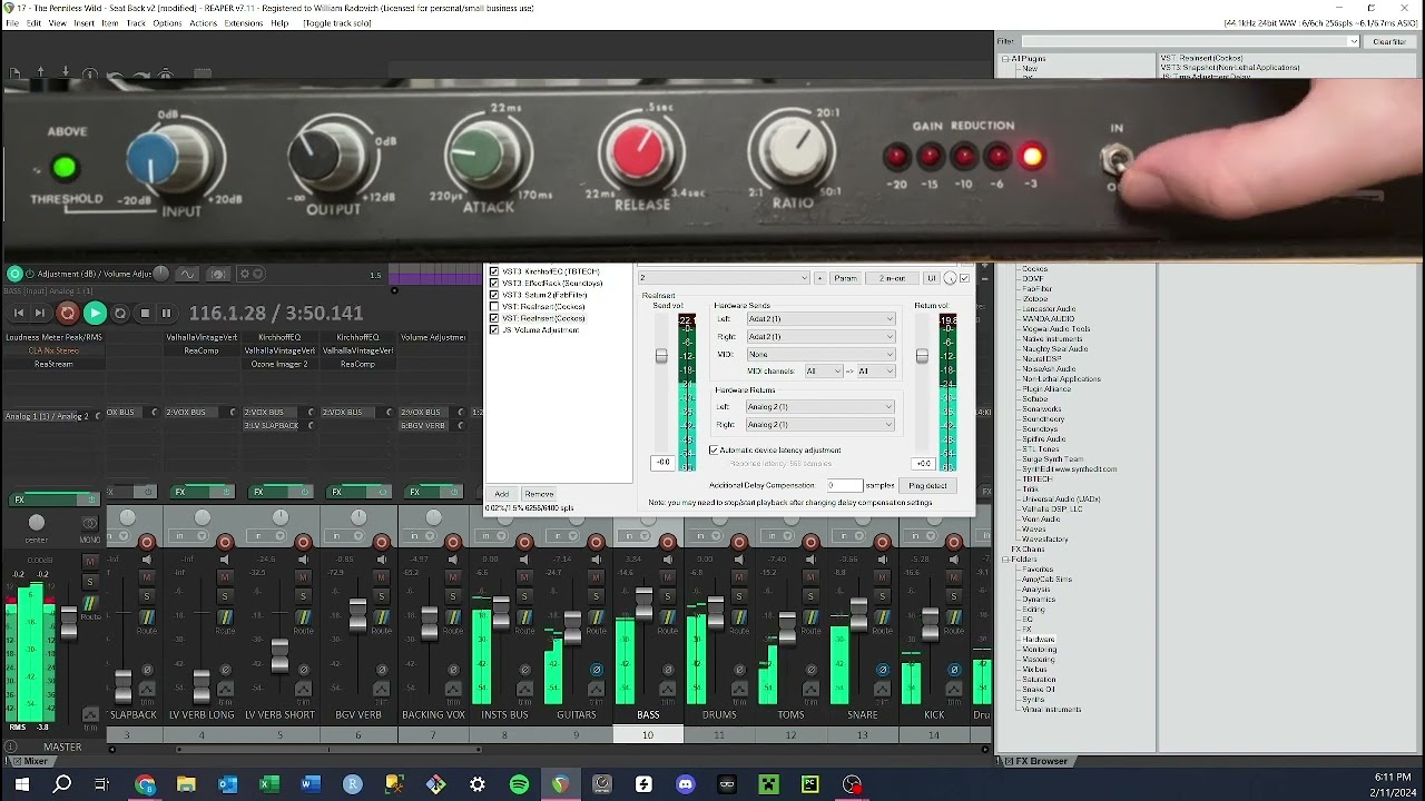 Symetrix CL-100 Compressor / Limiter Demo