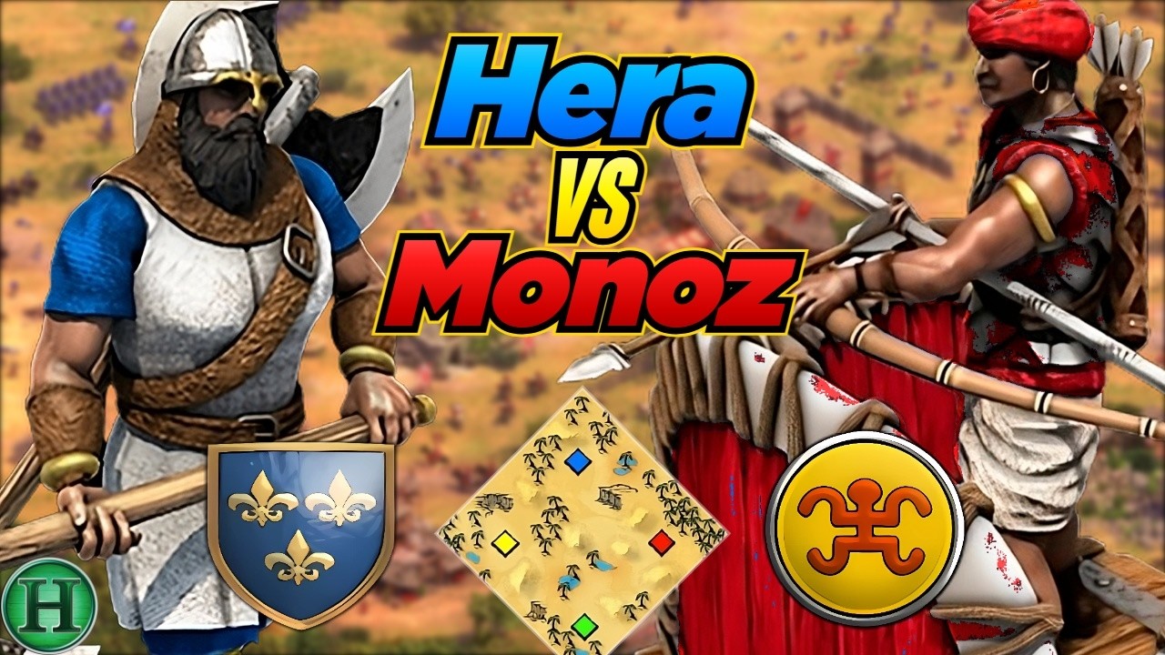 Franks vs Bengalis | 1v1 Arabia | vs Monoz | AoE2