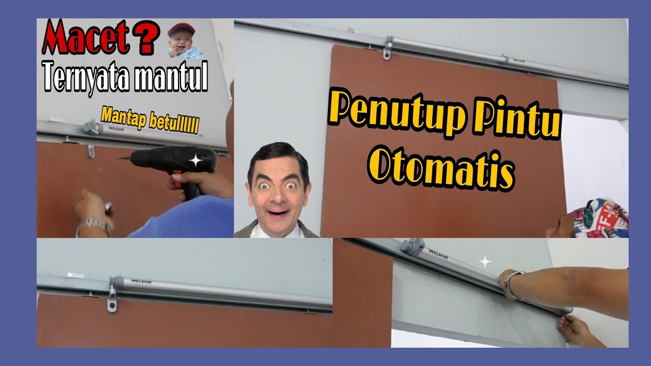 CARA PASANG PENUTUP PINTU OTOMATIS [SLIDING DOOR CLOSER]