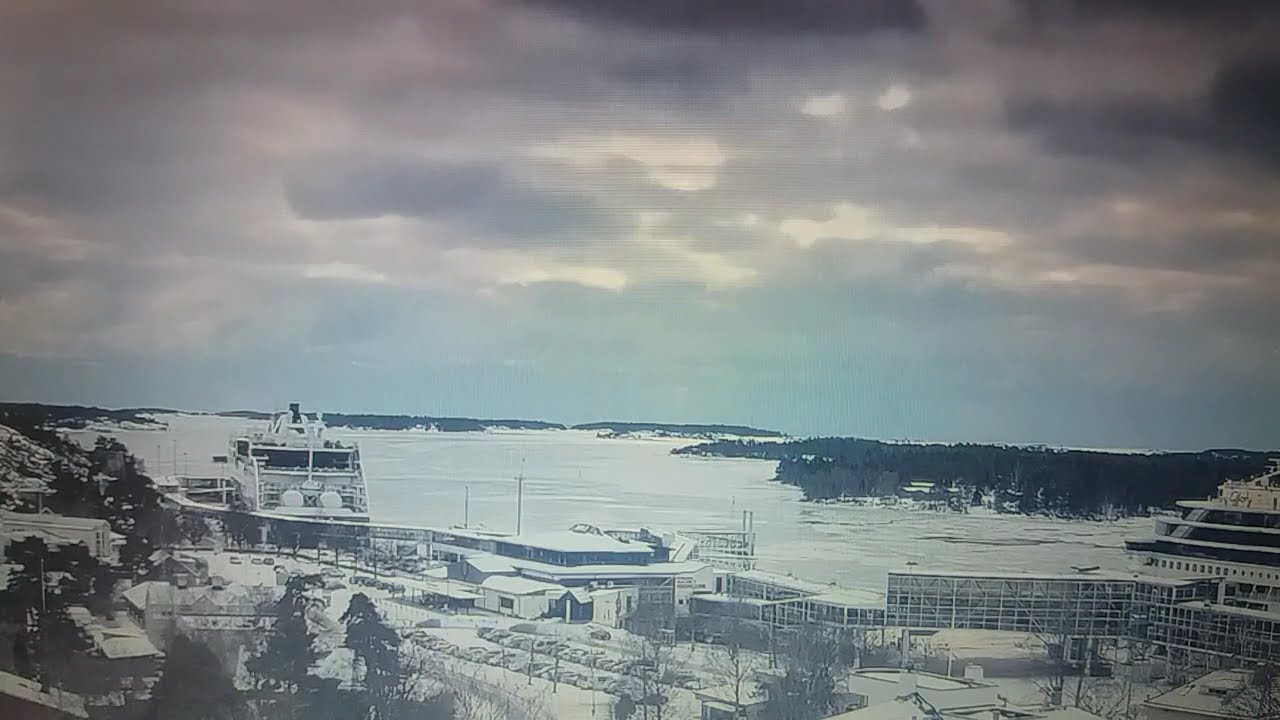 VIKING GRACE 4.2.2026 KLO 14:10  MAARIANHAMINAN WEB-KAMERASSA.