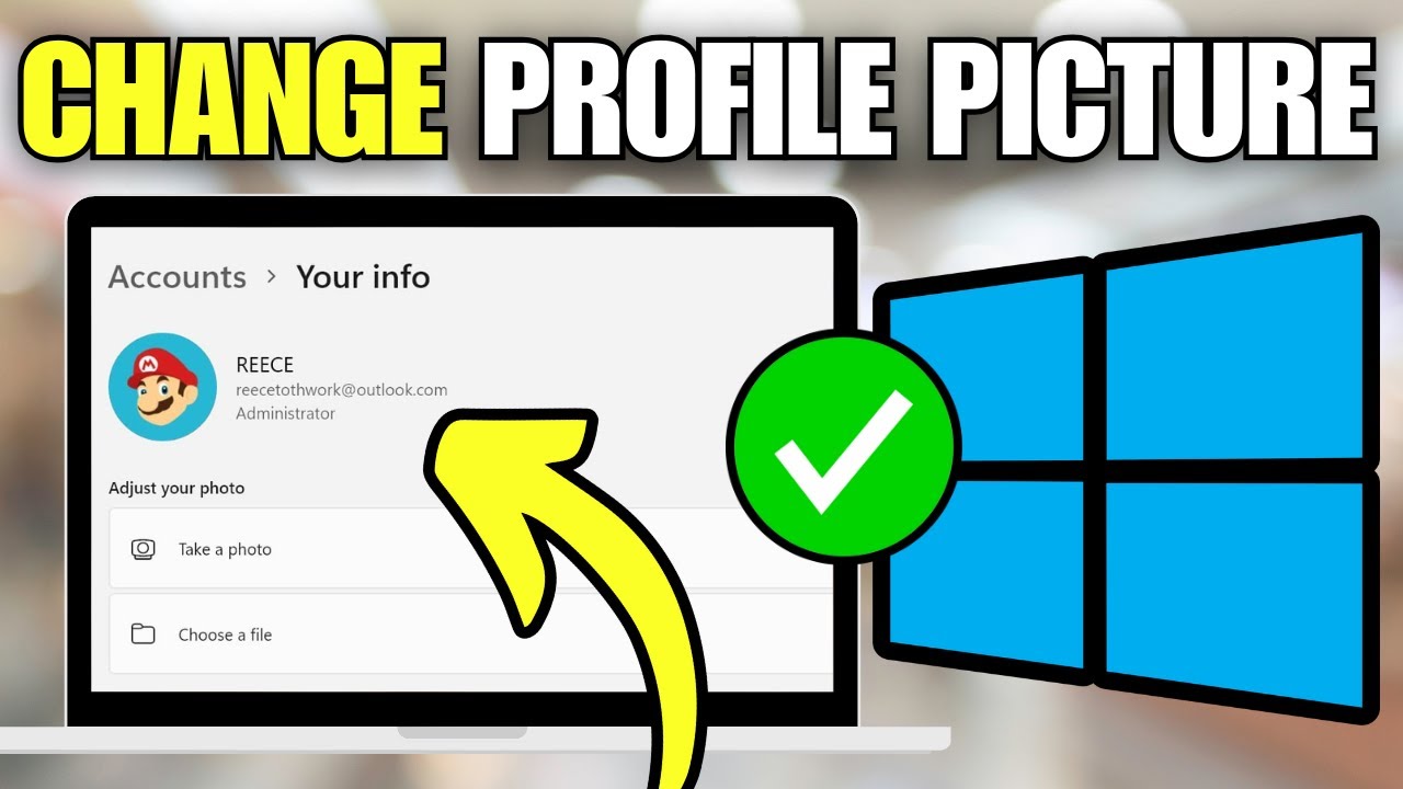 How To Change Profile Picture on Microsoft Account (Windows 11)