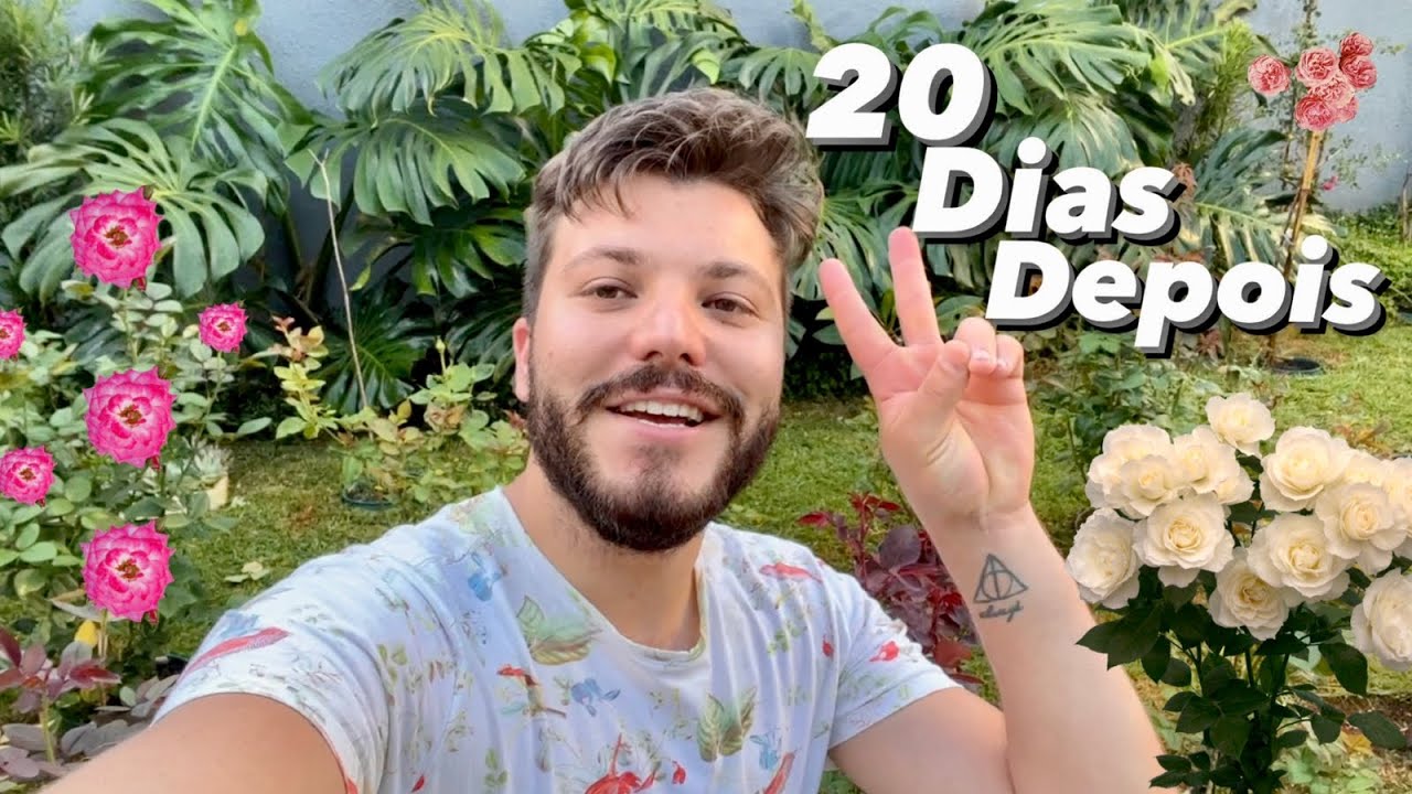 VEJA COMO ESTÃO MINHAS ROSAS 🌹 - Eduardo Wizard