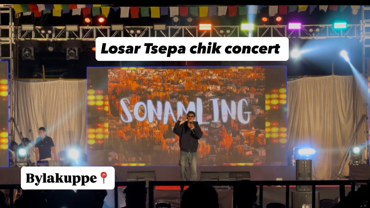 Bylakuppe Losar Tsepa 1 concert 2026||SONAMLING||@Tharchinten123  #tibetanvlogger #tibetan 