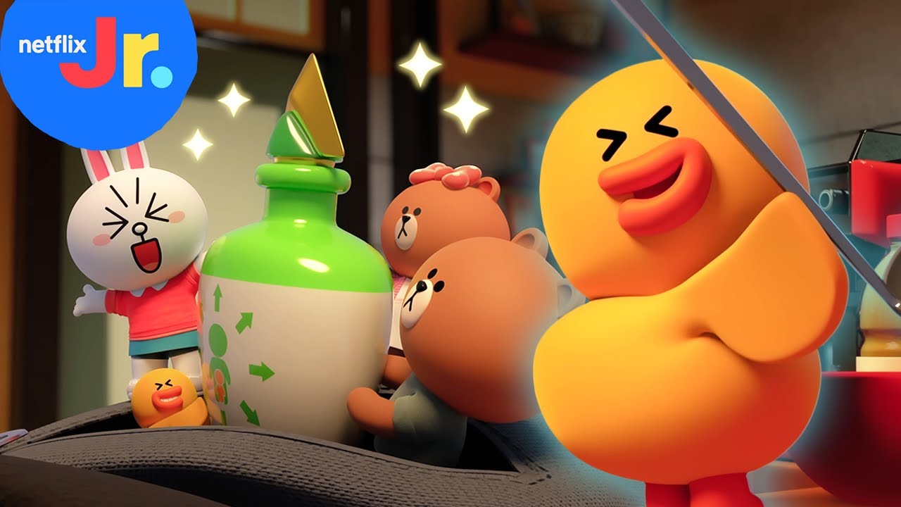 SALLY Shrinks the FRIENDS! 🧪 BROWN AND FRIENDS | Netflix Jr