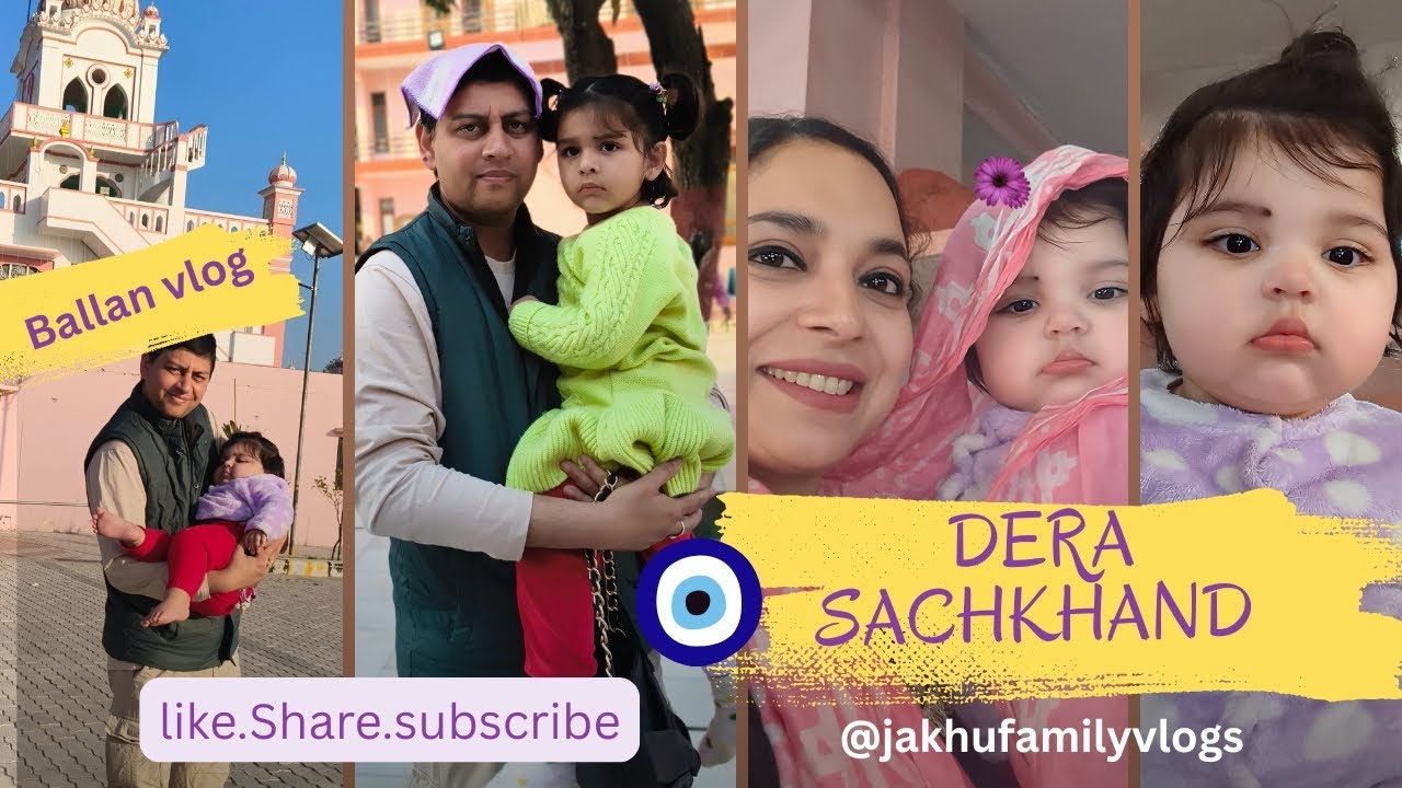 Yahan 1 baar jaoge to baar baar Jane ka man karega. Dera sachkhand @manisha_jakhu @jatin_jakhu 
