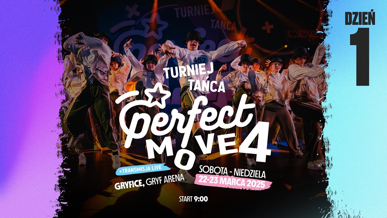 TURNIEJ TAŃCA – PERFECT MOVE VOL. 4 🌟💜 TRANSMISJA NA ŻYWO | DZIEŃ 1