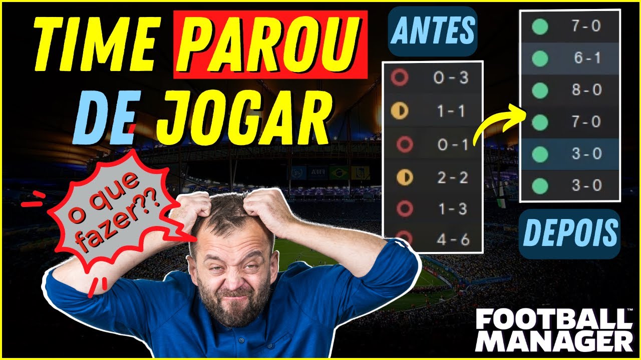 FAÇA ISSO para SAIR de UMA CRISE MEXENDO na TÁTICA no Football Manager| Análise de save #23