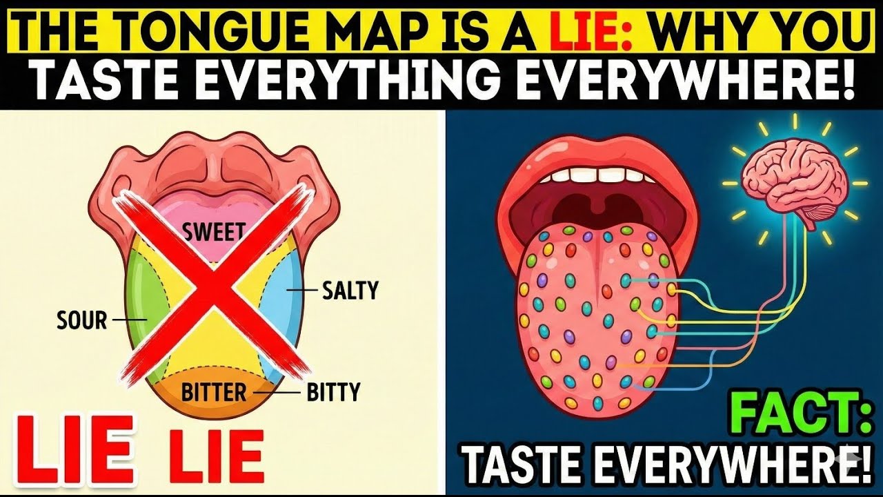 The Tongue Map Is a Lie: Why You Taste Everything Everywhere